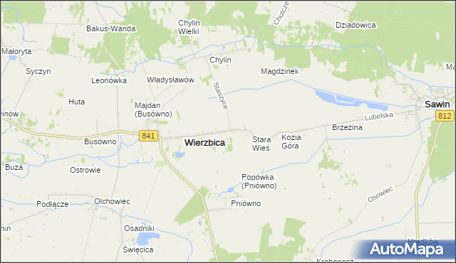 mapa Staszyce, Staszyce na mapie Targeo