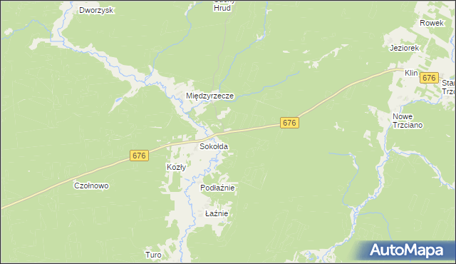 mapa Kopna Góra, Kopna Góra na mapie Targeo