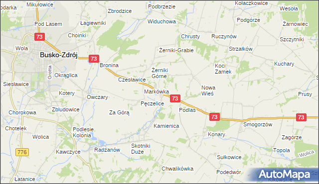 mapa Szczaworyż, Szczaworyż na mapie Targeo