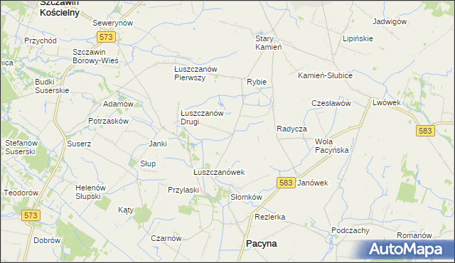 mapa Robertów, Robertów na mapie Targeo