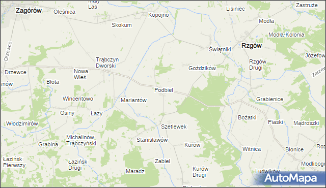mapa Szetlew, Szetlew na mapie Targeo