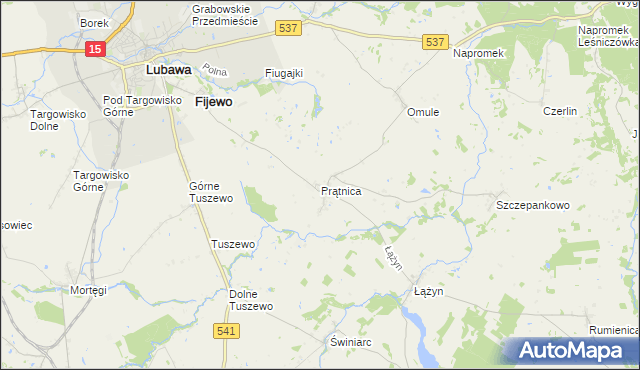 mapa Prątnica, Prątnica na mapie Targeo