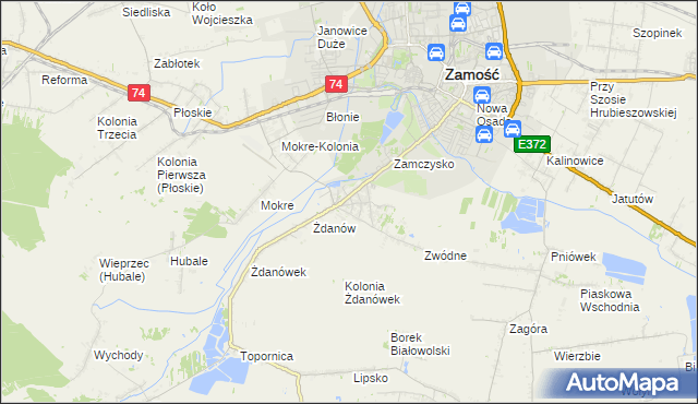 mapa Skokówka, Skokówka na mapie Targeo