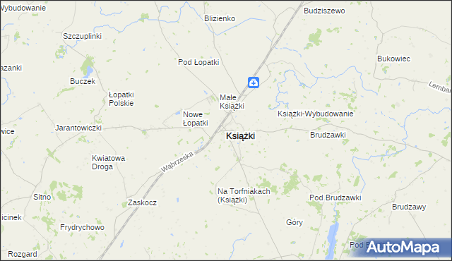 mapa Książki, Książki na mapie Targeo