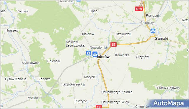 mapa Platerów, Platerów na mapie Targeo