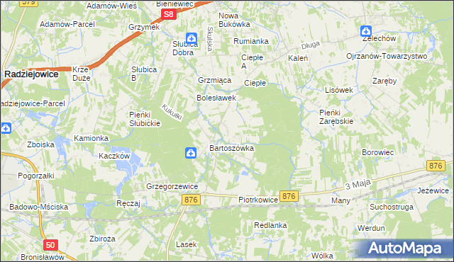 mapa Skuły, Skuły na mapie Targeo