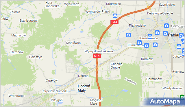 mapa Szczerki, Szczerki na mapie Targeo