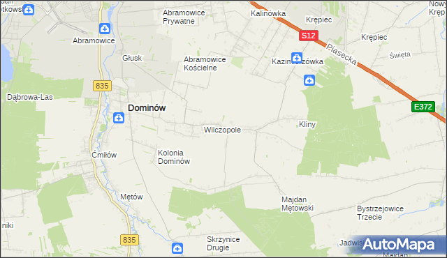 mapa Wilczopole-Kolonia, Wilczopole-Kolonia na mapie Targeo