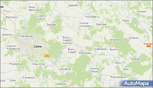 mapa Bujny Szlacheckie, Bujny Szlacheckie na mapie Targeo