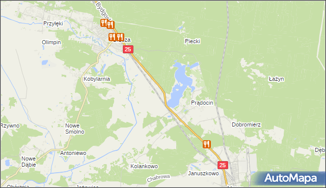 mapa Chmielniki gmina Nowa Wieś Wielka, Chmielniki gmina Nowa Wieś Wielka na mapie Targeo