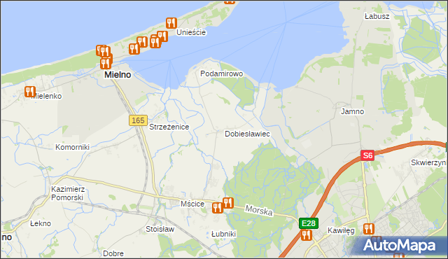 mapa Dobiesławiec, Dobiesławiec na mapie Targeo