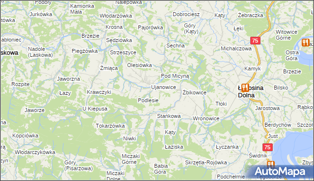 mapa Kobyłczyna, Kobyłczyna na mapie Targeo