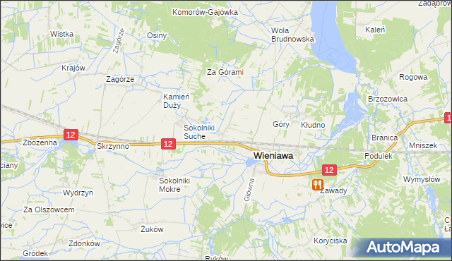 mapa Kochanów Wieniawski, Kochanów Wieniawski na mapie Targeo