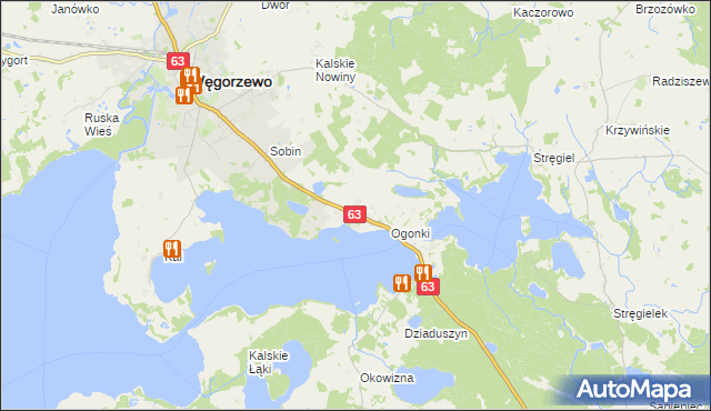 mapa Kolonia Rybacka, Kolonia Rybacka na mapie Targeo