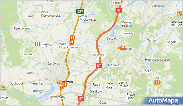 mapa Kotorydz, Kotorydz na mapie Targeo