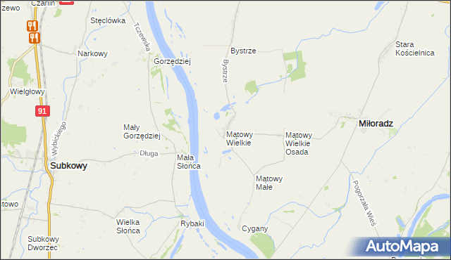 mapa Mątowy Wielkie, Mątowy Wielkie na mapie Targeo