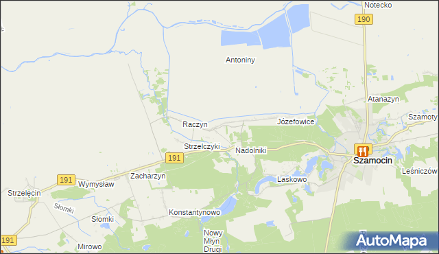 mapa Nałęcza, Nałęcza na mapie Targeo