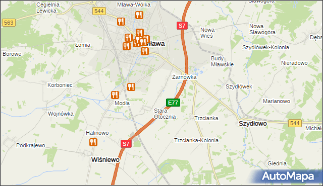 mapa Nowa Otocznia, Nowa Otocznia na mapie Targeo