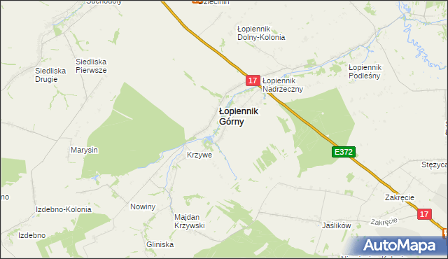 mapa Olszanka gmina Łopiennik Górny, Olszanka gmina Łopiennik Górny na mapie Targeo
