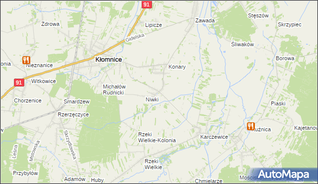 mapa Pacierzów, Pacierzów na mapie Targeo