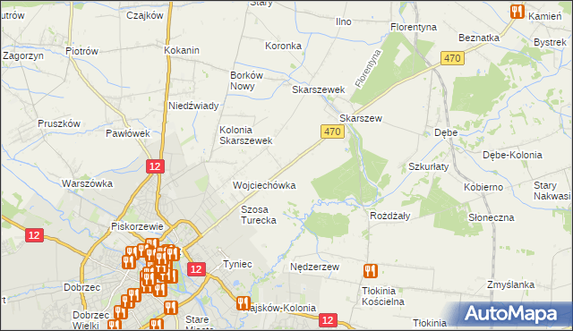 mapa Pólko gmina Żelazków, Pólko gmina Żelazków na mapie Targeo