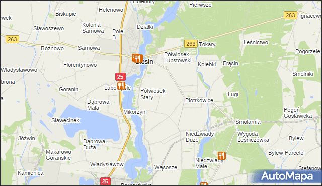 mapa Półwiosek Nowy, Półwiosek Nowy na mapie Targeo