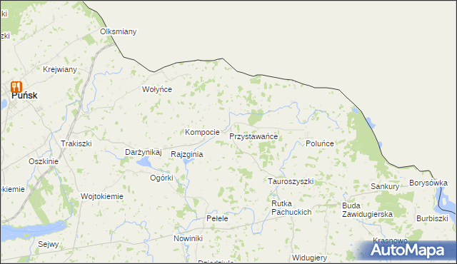 mapa Przystawańce, Przystawańce na mapie Targeo