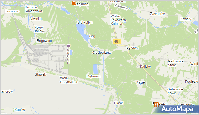 mapa Stefanowizna, Stefanowizna na mapie Targeo