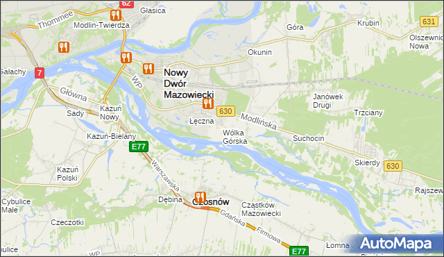 mapa Wólka Górska, Wólka Górska na mapie Targeo