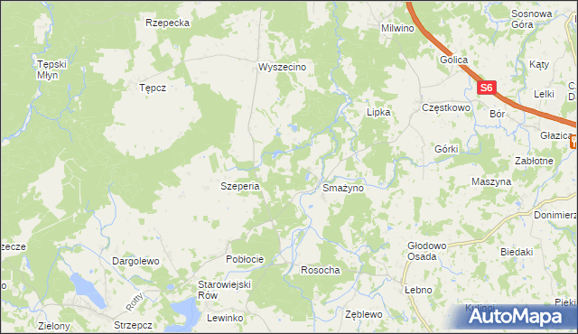 mapa Wyższe Pólko, Wyższe Pólko na mapie Targeo