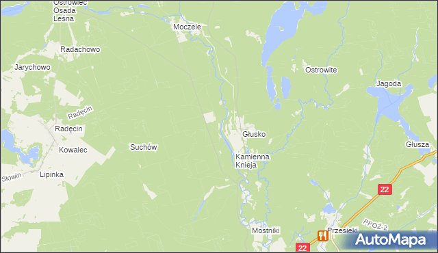 mapa Żeleźnica gmina Dobiegniew, Żeleźnica gmina Dobiegniew na mapie Targeo