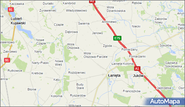 mapa Rajmundów, Rajmundów na mapie Targeo