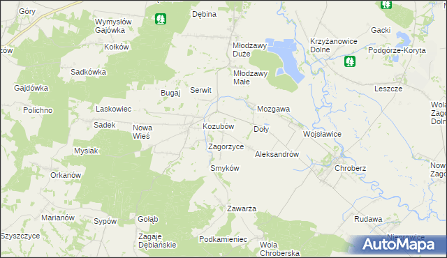 mapa Byczów, Byczów na mapie Targeo