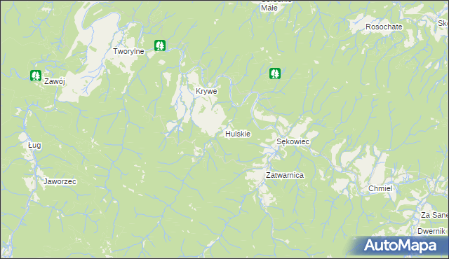 mapa Hulskie, Hulskie na mapie Targeo