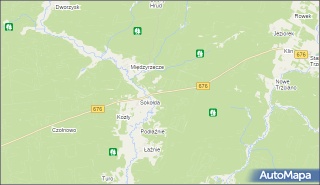 mapa Kopna Góra, Kopna Góra na mapie Targeo