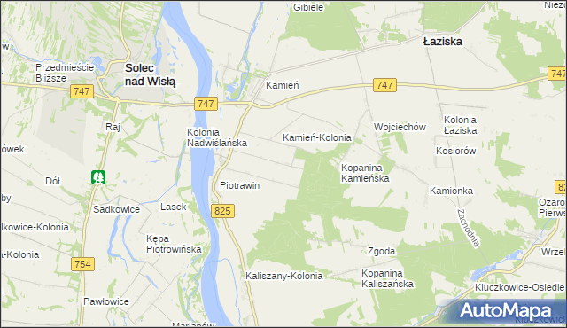 mapa Piotrawin-Kolonia, Piotrawin-Kolonia na mapie Targeo