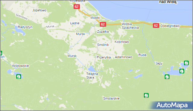 mapa Przerytka, Przerytka na mapie Targeo