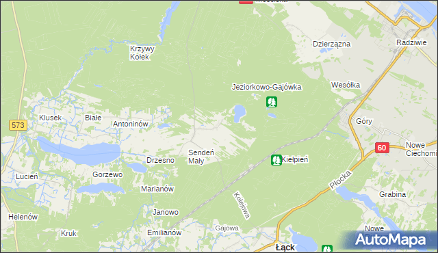 mapa Sendeń Duży, Sendeń Duży na mapie Targeo