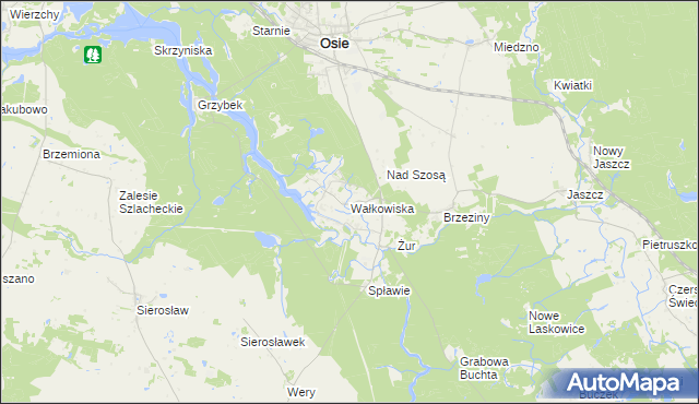 mapa Wałkowiska, Wałkowiska na mapie Targeo