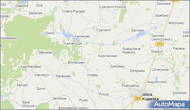 mapa Świszewy-Kolonia, Świszewy-Kolonia na mapie Targeo