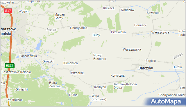 mapa Nowy Przeorsk, Nowy Przeorsk na mapie Targeo