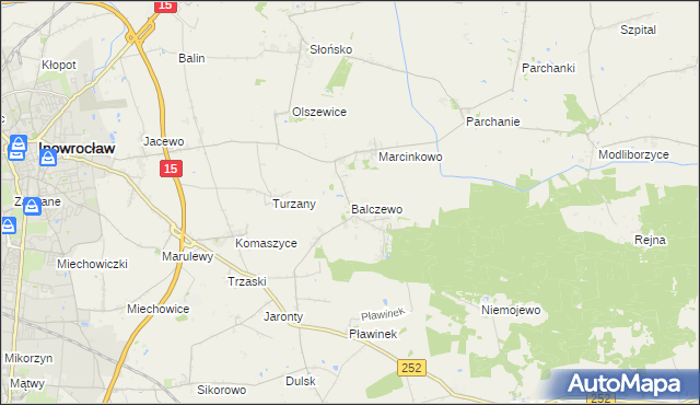 mapa Balczewo, Balczewo na mapie Targeo