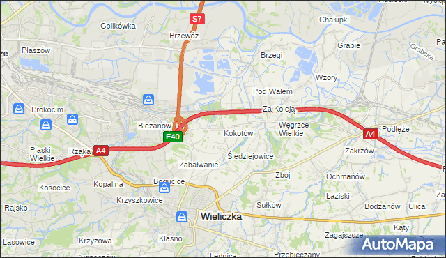 mapa Kokotów, Kokotów na mapie Targeo