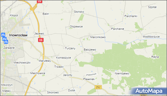 mapa Balczewo, Balczewo na mapie Targeo