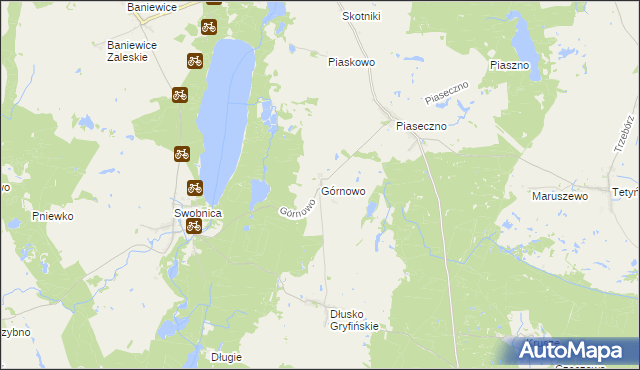 mapa Górnowo, Górnowo na mapie Targeo