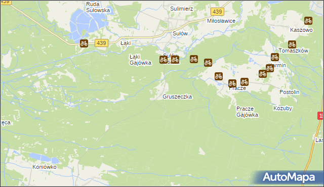 mapa Gruszeczka, Gruszeczka na mapie Targeo