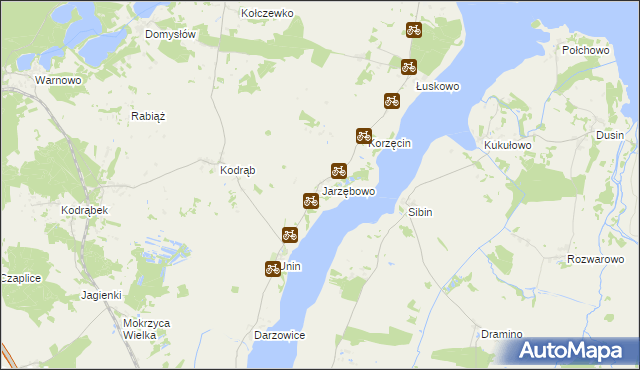 mapa Jarzębowo, Jarzębowo na mapie Targeo