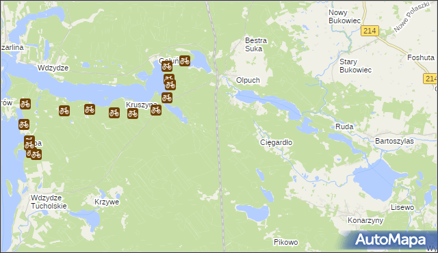 mapa Olpuch-Dworzec, Olpuch-Dworzec na mapie Targeo