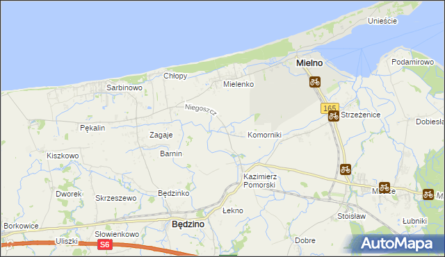 mapa Radzichowo, Radzichowo na mapie Targeo