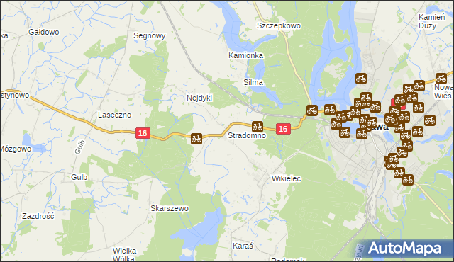 mapa Stradomno, Stradomno na mapie Targeo